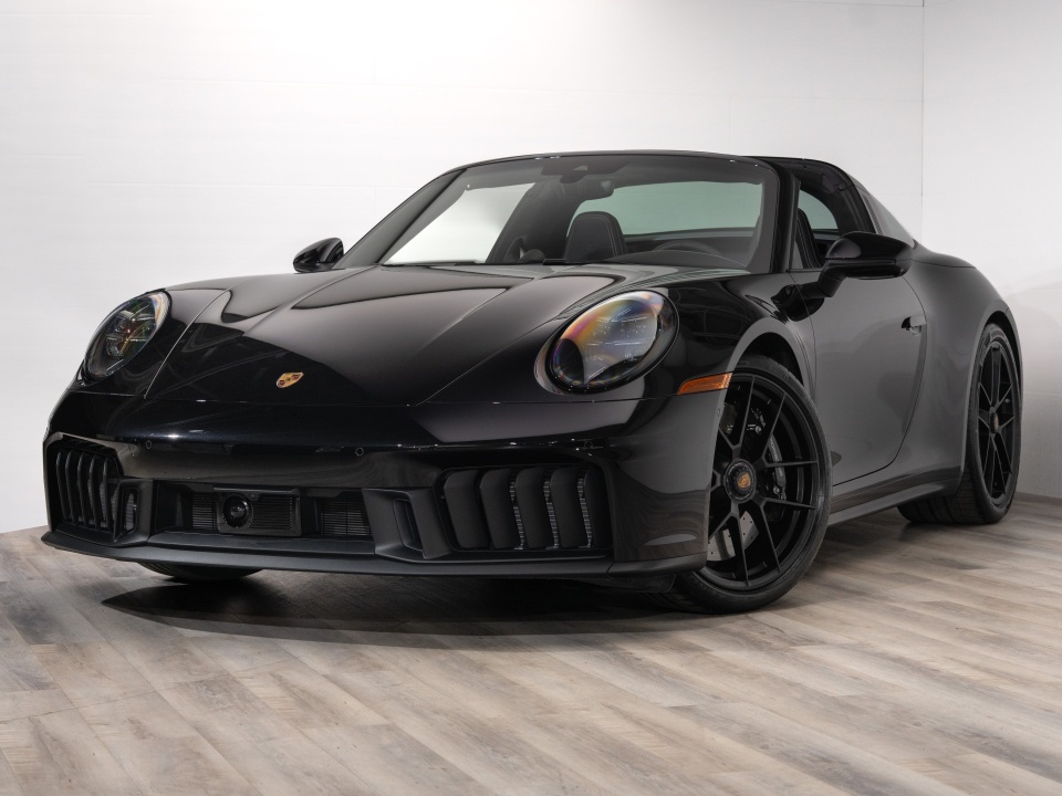 Black 2025 Porsche 911 Convertible All-Wheel Drive Manual