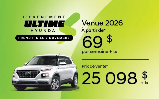 Venue 2026 - Promotion à Montréal