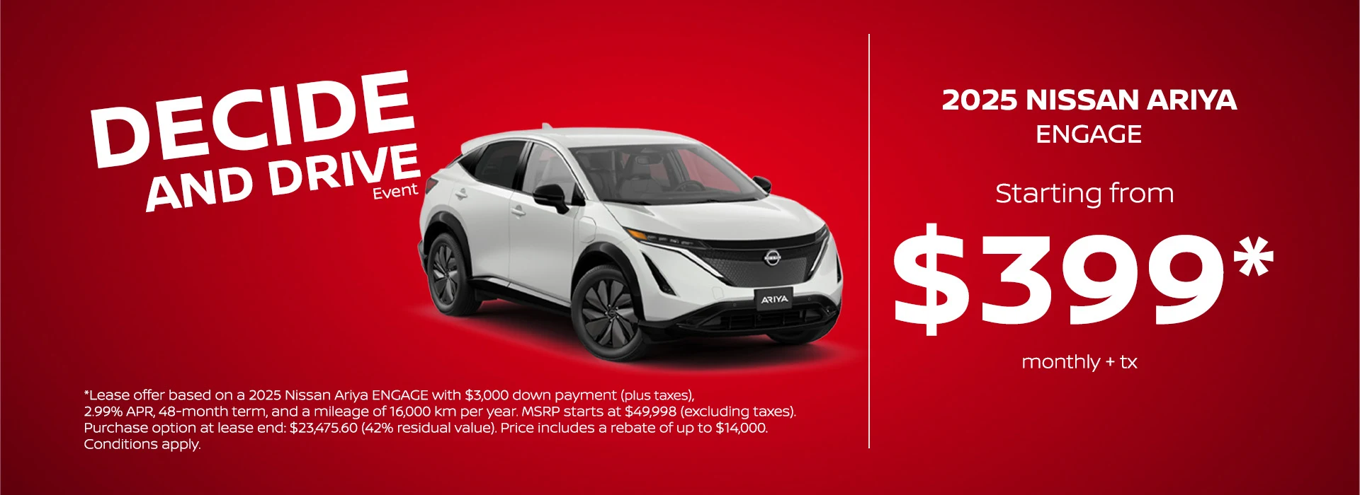 2025 Nissan Ariya Engage