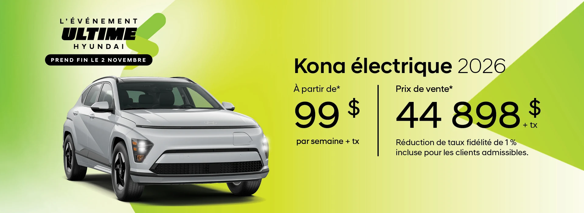 Kona électrique 2026